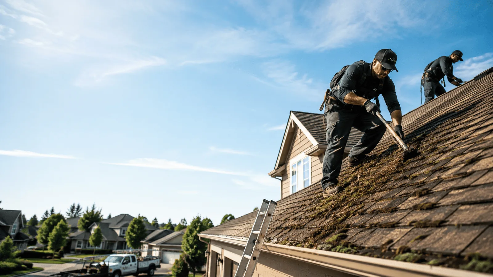 Roof Moss Removal in Dearborn, MI near me